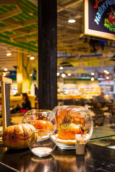 Decoration for Halloween in the Silpo store 2015