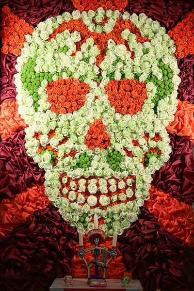 Decoration for the Day of the Dead holiday