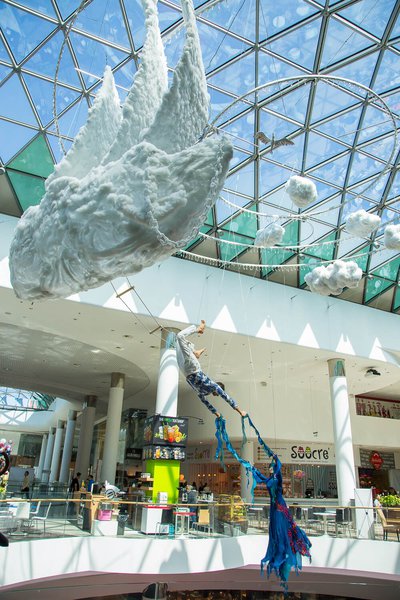 Summer decorations 2015 for the Ocean Plaza shopping mall