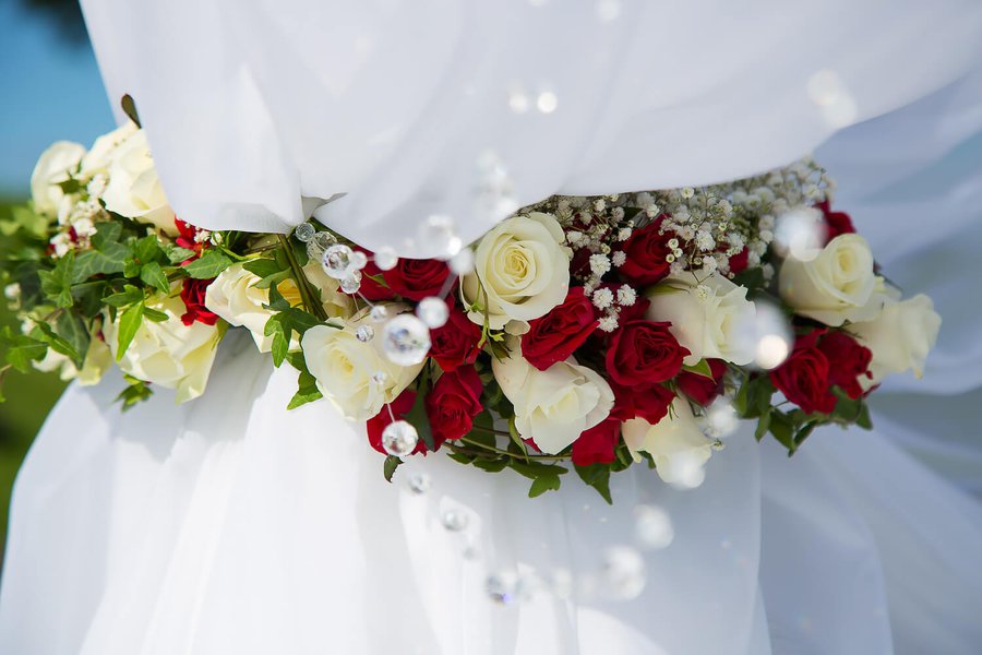 Свадьба в американской флористической традиции