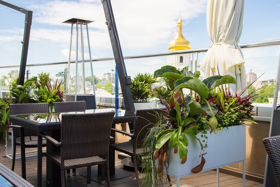 Terrace in Nice & Sexy style for the Hyatt Regency Kyiv hotel