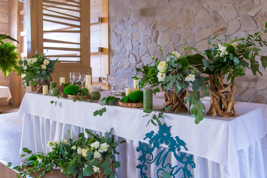Eco-friendly wedding decoration