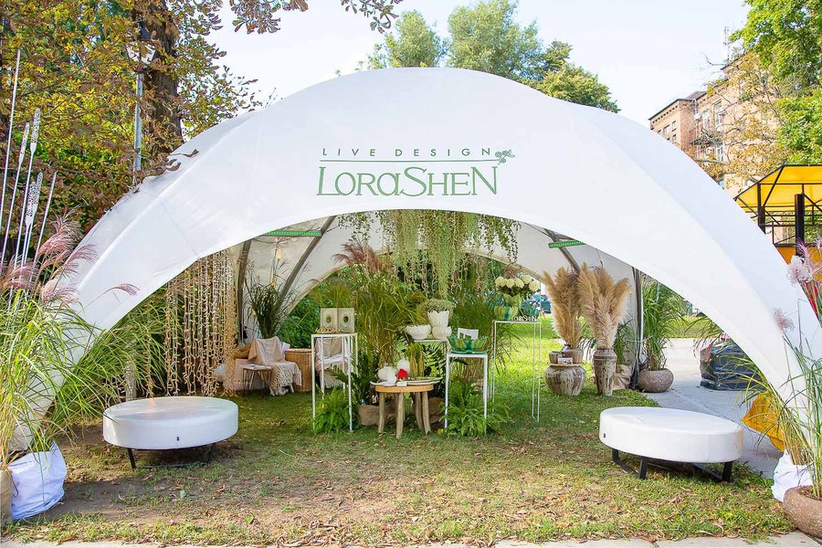Ближе к природе: уютный шатер для Ukrainian Fashion Week