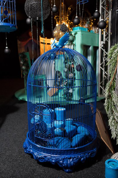 Новогодняя концепция "Синяя птица"
