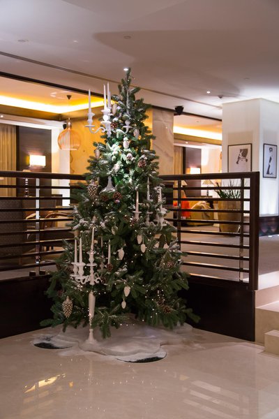 Новогоднее оформление отеля Hyatt Regency Kyiv 2014