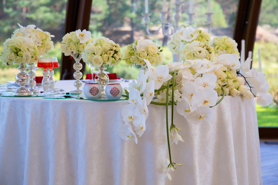 Свадьба в американской флористической традиции