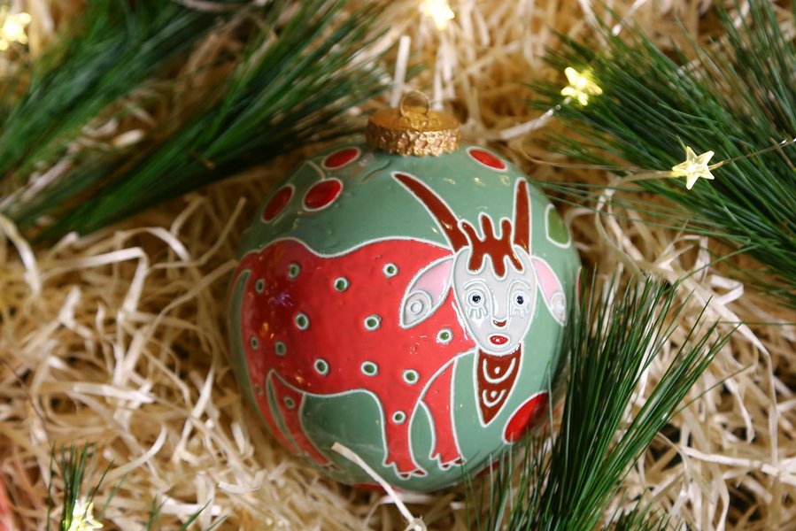 Рождественские украшения Zodiac ZviroKroot: по мотивам картин Марии Примаченко