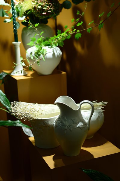 Collection of Nordic Ivy ceramics