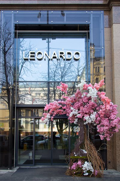 Декоративні дерева для БЦ "Леонардо"