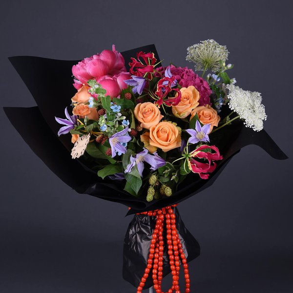 Collection of bouquets and flower arrangements