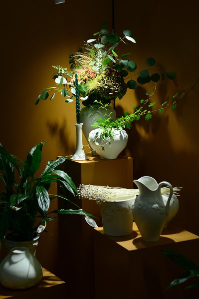 Collection of Nordic Ivy ceramics