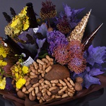 Original men's bouquet with beer and nuts