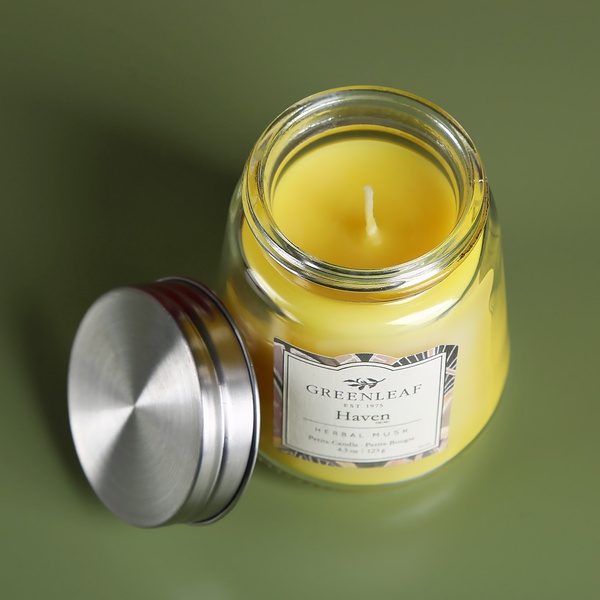 Aroma candle Greenleaf "Haven"