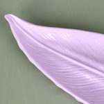 Ceramic leaf lilac, M