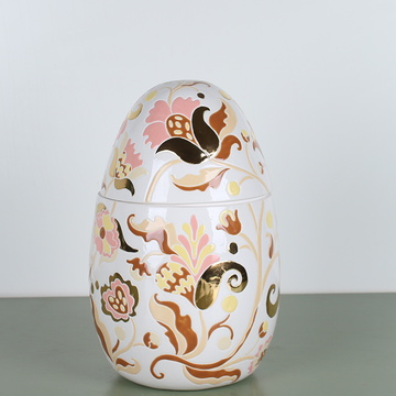 Керамическое яйцо - шкатулка "Hetmans'ka"