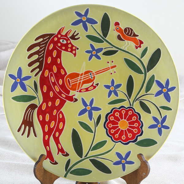 Тарелка "Zodiac ZviroKroot" Лошадь