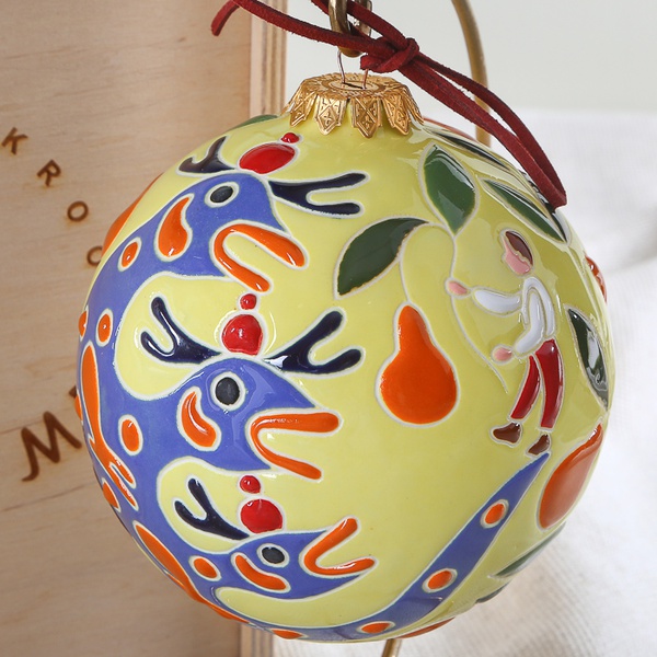 New Year's ceramic ball "Dragon" 1