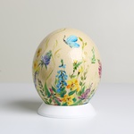 Painted egg "Field of flowers"