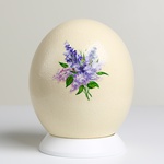 Painted egg "Lilac"