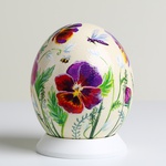 Painted egg "Viola"