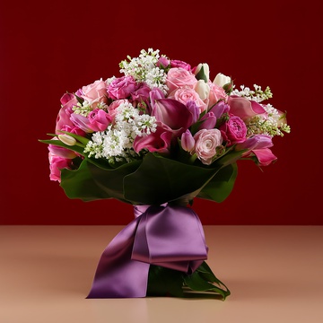 Bouquet pink-lilac