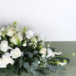 Funeral composition in white