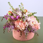 Floral composition "Marrakesh" with lilacs