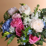 Bouquet pink-blue