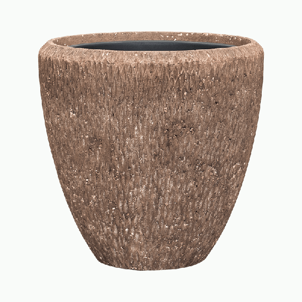 Planter Baq Polystone Rockwell Couple Rock (with liner), S