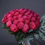 Bouquet of 25 raspberry roses Shangri La