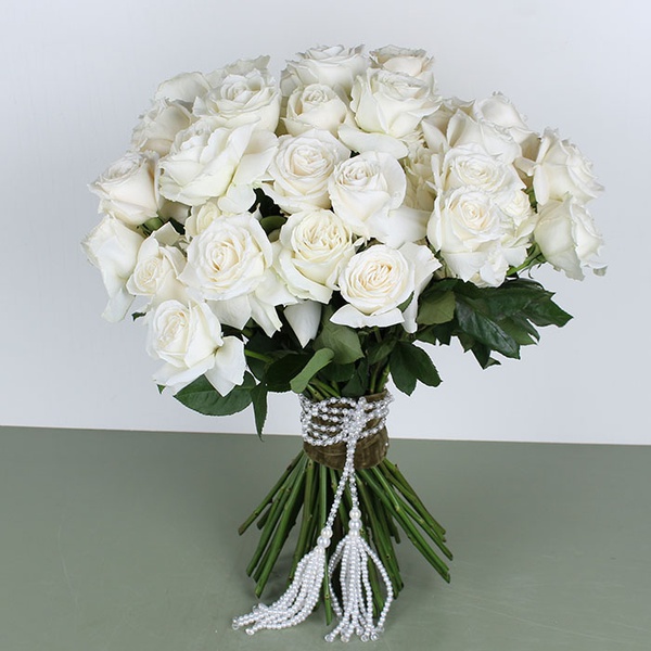 Bouquet of 51 Playa Blanca roses