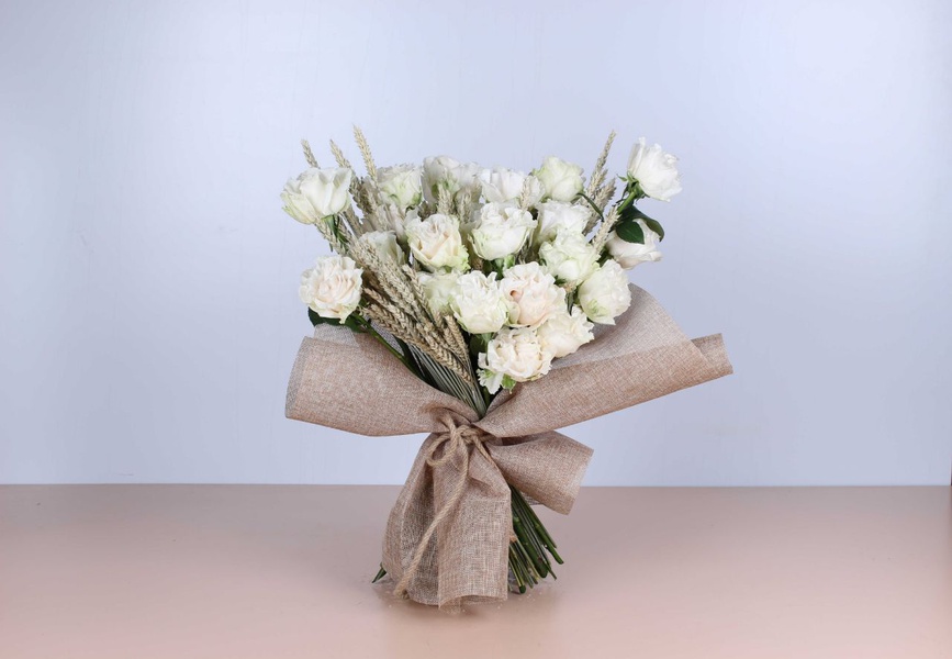 Bouquet of 25 roses Cotton Expression