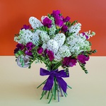 Bouquet of lilac and freesia maxi