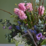 Spring bouquet with primroses