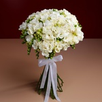 Bouquet of 51 white freesias
