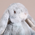 Soft toy Sleeping bunny gray by Bukowski