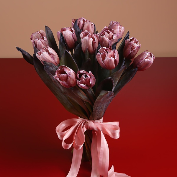 Bouquet of 15 brownie tulips