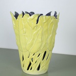 Ceramic vase "Botanical Touch" yellow
