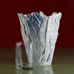 Ceramic vase "Botanical Touch" pearl