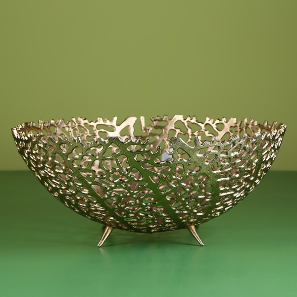Gold bowl "Coral"