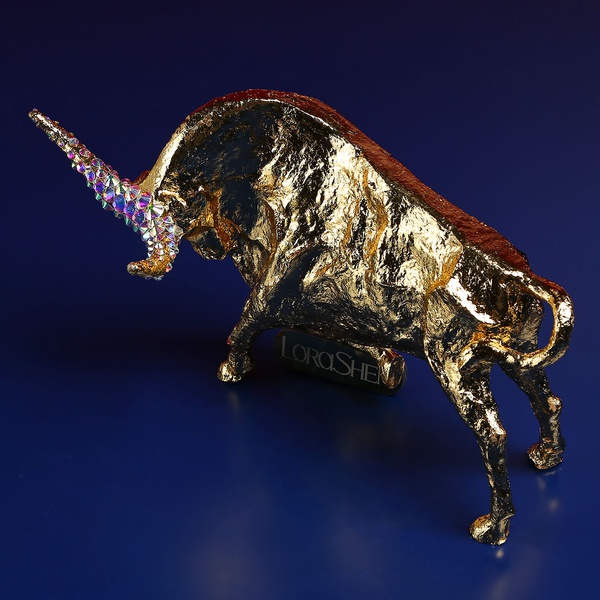 Figurine "Bull" gold