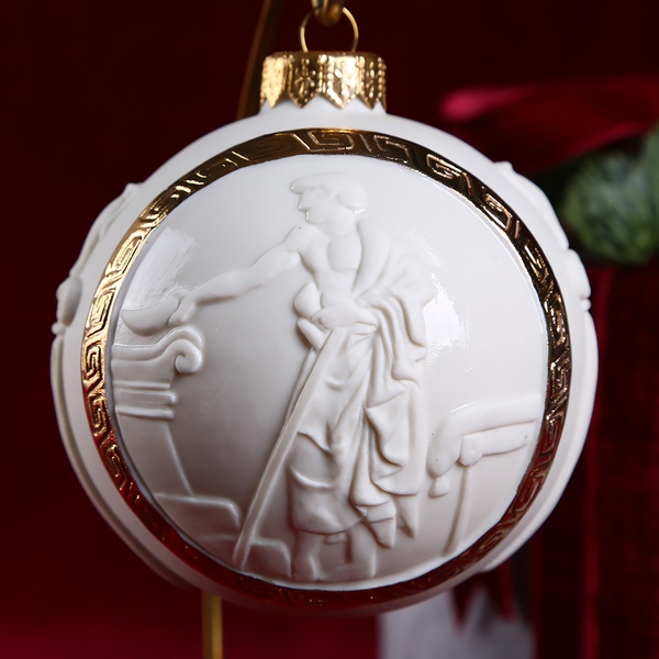 Christmas ceramaic ball bas-relief "Myths of Ancient Greece" 3