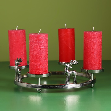 Candlestick "Wreath with deer"