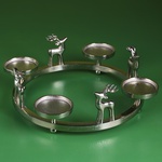 Candlestick "Wreath with deer"
