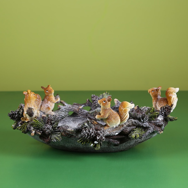 Decorative plate "Squirrels"