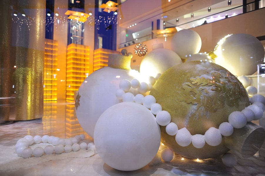 Новорічне оформлення готелю Hyatt Regency Kyiv 2015