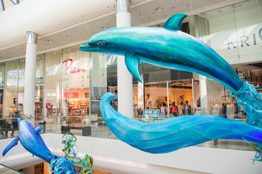 Summer decorations 2017 for the Ocean Plaza shopping mall