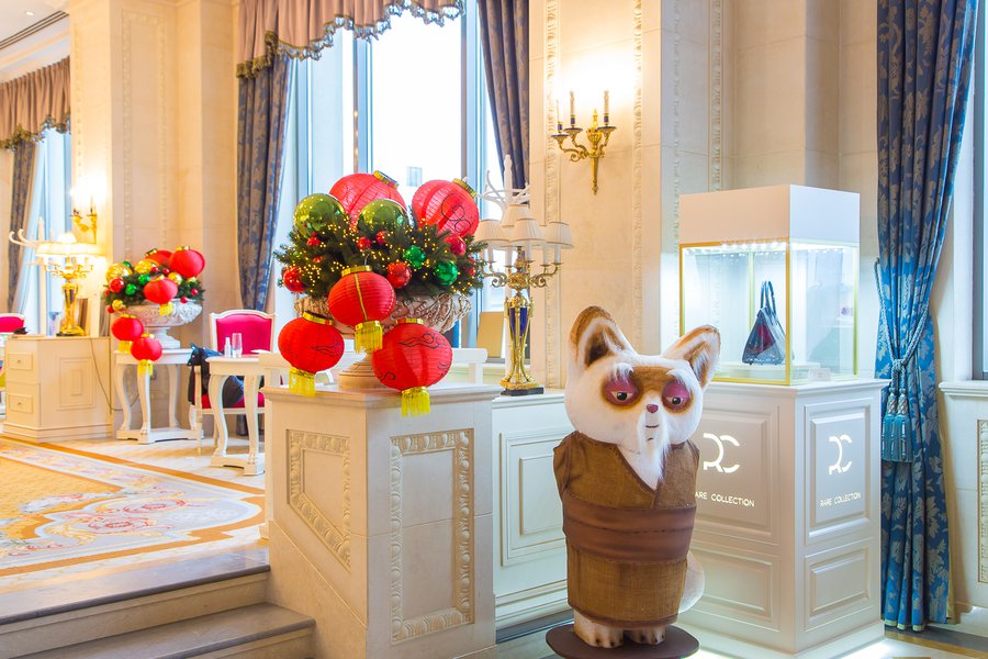 New Year's "Kung Fu Panda" for the Fairmont Grand Hotel