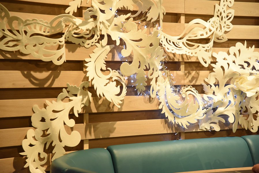 New Year Decoration for Silpo Store at Gulliver Shopping Mall 2016