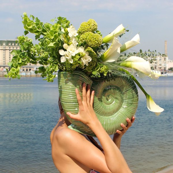 Collection of vases "Lunar spiral"